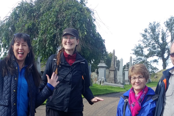 a group of people posing for the camera
