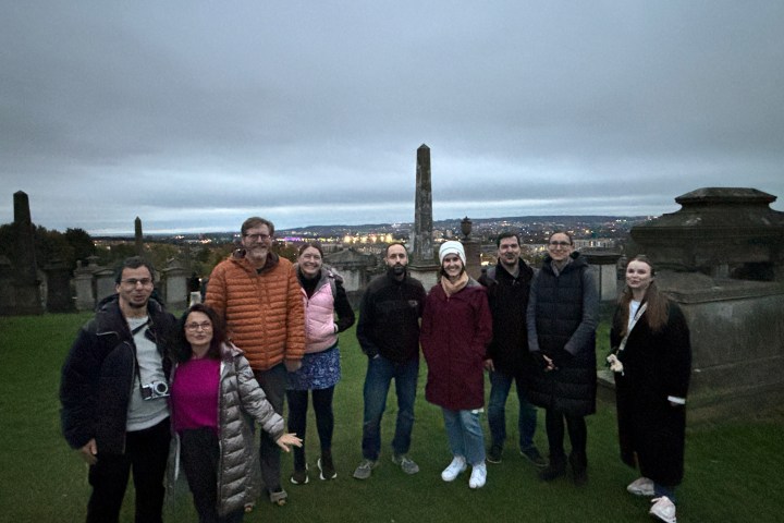 a group of people posing for a picture