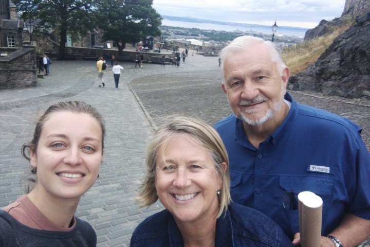 a group of people posing for the camera