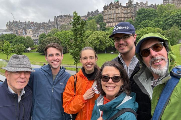 a group of people posing for the camera
