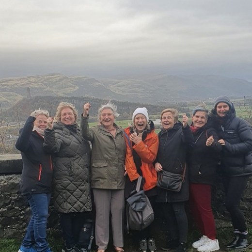 a group of people posing for a picture