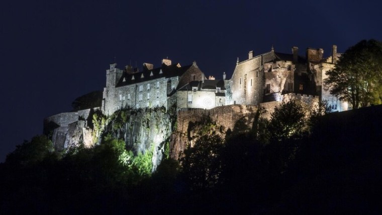 a castle on top of a building