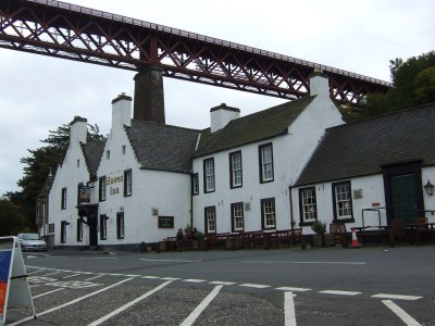 a bridge over a road