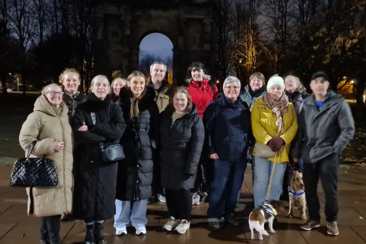 a group of people posing for a picture