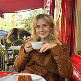 a person sitting at a table