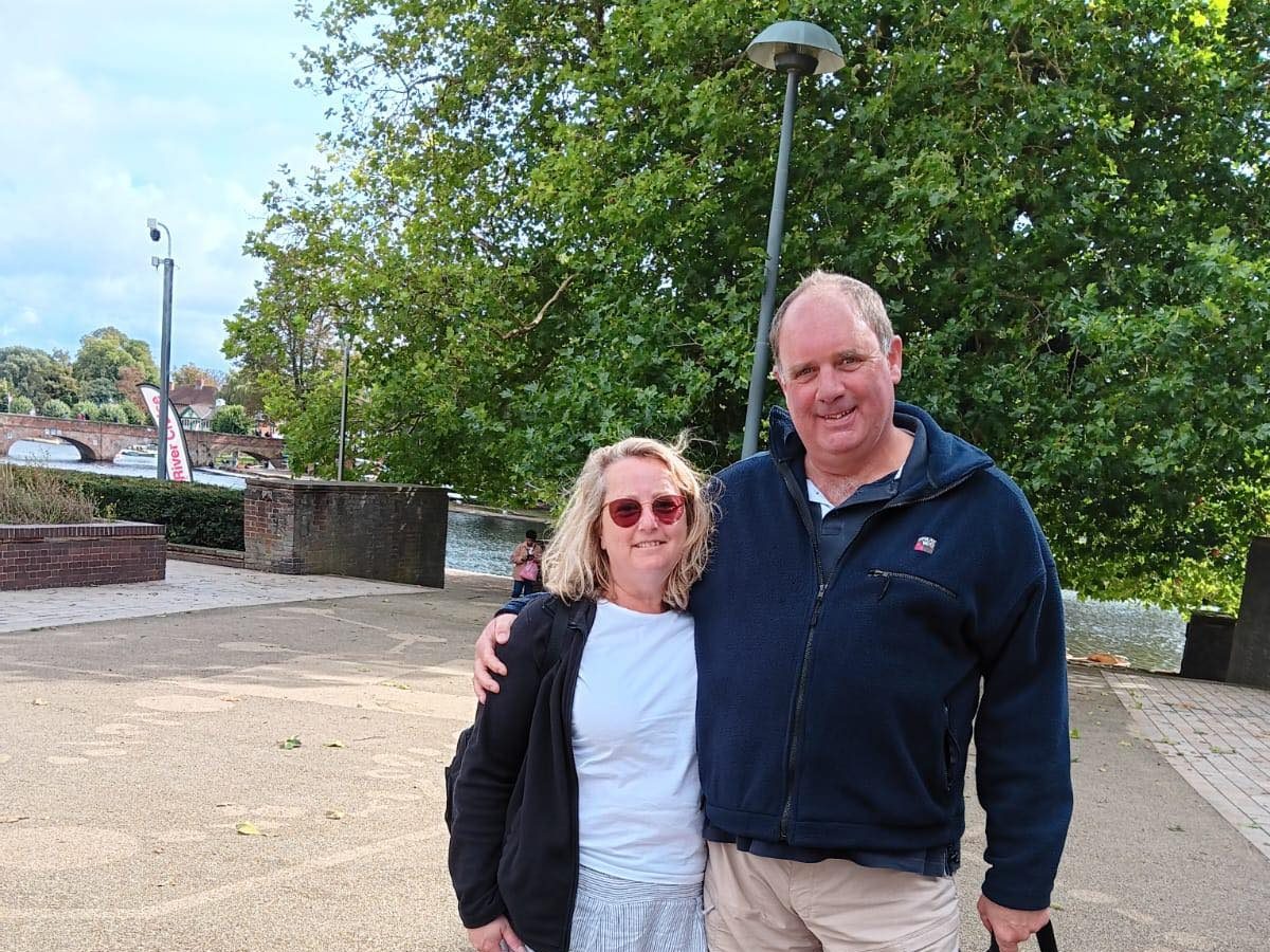 a person standing posing for the camera