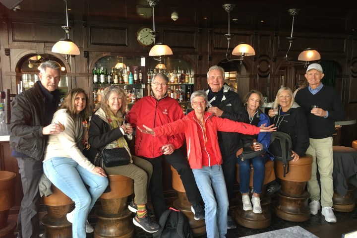 a group of people posing for the camera