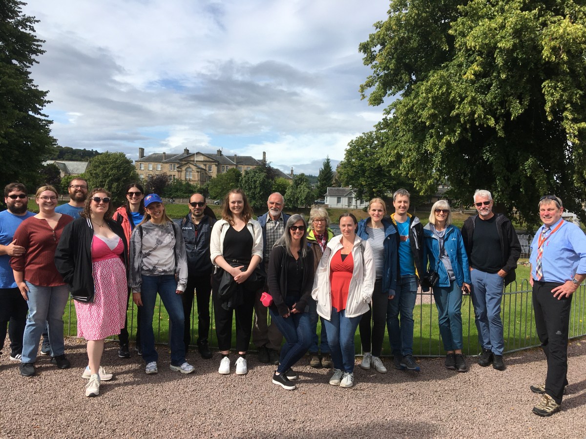 a group of people posing for a photo